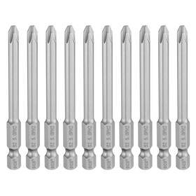 Uxcell 639664821807 10pcs Magnetic Phillips Screwdriver Bit Ph2 1/4 Inch Hex Shank 75mm Long 5mm Rod