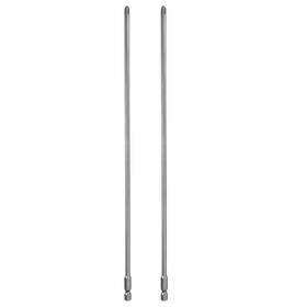 Uxcell 639664823856 2pcs Magnetic Phillips Screwdriver Bit Ph2 1/4 Inch Hex Shank 300mm Long 5mm Rod