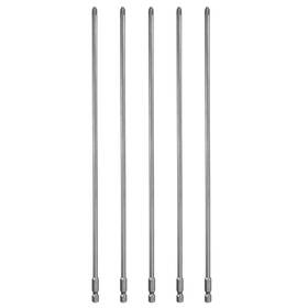 Uxcell 639664823863 5pcs Magnetic Phillips Screwdriver Bit Ph2 1/4 Inch Hex Shank 300mm Long 5mm Rod