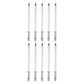 Uxcell 641832472841 10pcs Ball End Hex Screwdriver Bit H4 Head 1/4 Inch Shank 4 Long Magnetic