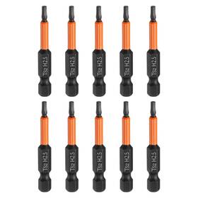 Uxcell 672668201503 10pcs 2.5mm Metric Hex Head Wrench Drill Bit 50mm Length Magnetic Bits