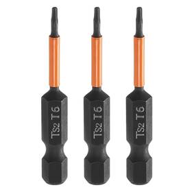 Uxcell 672668234501 3pcs T6 Torx Head Screwdriver Bit 2 Inch Long 1/4 Hex Shank Magnetic Screw Driver