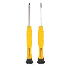 Ph2.0 Uxcell 672668781883 2pcs Mini Phillips Screwdriver 3mm Shank Cross Head Yellow