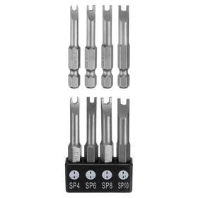 Sp10 Uxcell 678202157565 5pcs Sp4/sp6/sp8/sp10 Y-type Spanner Magnetic Screwdriver Insert Bits