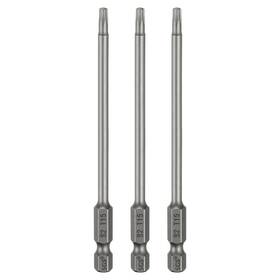 Uxcell 678202390986 3pcs T15 Torx Head Screwdriver Bit 1/4 Inch Hex Shank 4 Long Magnetic No Hole Tip Uxcell 678202390986 3pcs T15 Torx Head Screwdriver Bit 1/4 Inch Hex Shank 4 Long Magnetic No Hole Tip