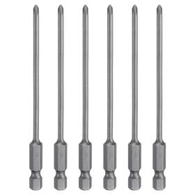 Uxcell 679134574437 6pcs Magnetic Phillips Screwdriver Bit Ph1 1/4 Inch Hex Shank 100mm Long 3mm Rod