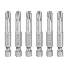 Uxcell 679134574512 6pcs Magnetic Phillips Screwdriver Bit Ph3 1/4 Inch Hex Shank 50mm Long 6mm Rod