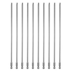 Uxcell 679134639549 10pcs Magnetic Phillips Screwdriver Bit Ph2 1/4 Inch Hex Shank 250mm Long 4.5mm Rod