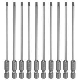 Uxcell 679209198223 10pack Sl3.0 Slotted Screwdriver Bits 4 Inch Magnetic Head Screw Driver Drill Bit