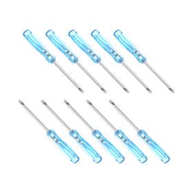 Uxcell 680520278853 10pack 2mm 65mm Length Mini Slotted Screwdriver Micro Screwdrivers