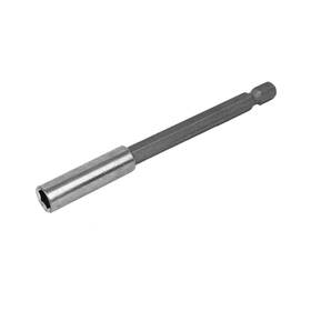 Uxcell 683007500218 1/4 Inch Hex Shank Metal Magnetic 6.5mm Socket Nut Driver Gray 100mm Length