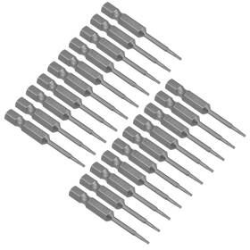 Uxcell 714998257017 20pcs 50mm Long 1/4 Inch Hex Shank T5 Torx Head Screwdriver Bit S2 High Alloy Steel