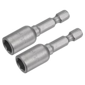 Uxcell 724708582926 2pcs 1/4 Inch Quick-change Hex Shank 8mm Magnetic Nut Driver Bit 1.89 Length