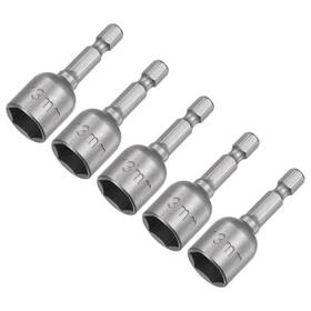 Uxcell 724708583084 5pcs 1/4 Inch Quick-change Hex Shank 13mm Magnetic Nut Driver Bit 1.89 Length Uxcell 724708583084 5pcs 1/4 Inch Quick-change Hex Shank 13mm Magnetic Nut Driver Bit 1.89 Length