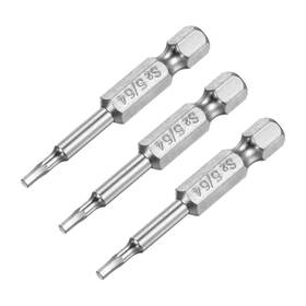 Uxcell 743151012156 3pcs 1/4 Inch Hex Shank 5/64 Magnetic Head Screwdriver Bit S2 Steel 2 Length