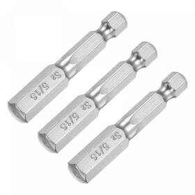 Uxcell 743151012422 3pcs 1/4 Inch Hex Shank 5/16 Magnetic Screwdriver Bit S2 Steel 2 Length
