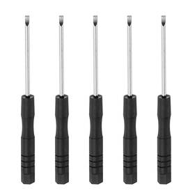 Uxcell 745065191477 5pcs 2.0mm Mini Slotted Screwdriver For Watch Eyeglasses Electronics Repair