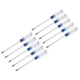 Uxcell 745065192146 10pcs 3.0mm Mini Slotted Screwdriver 127mm Length For Small Appliances Repair