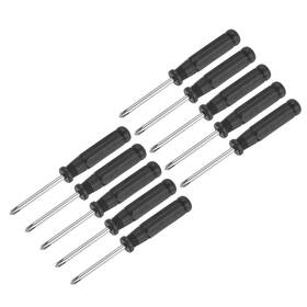 Uxcell 745065192177 10pcs 4.0mm Mini Phillips Screwdriver With Black Handle For Small Appliances