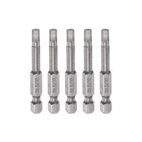 Uxcell 746453419531 5pcs 5/32 Inch Hex Screwdriver Bit 1/4 Shank 2 Length Magnetic Power Drill