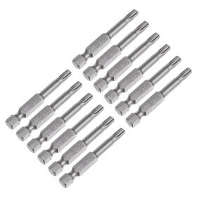 Uxcell 766549590807 12pcs T25 Torx Head Screwdriver Bit S2 Steel Magnetic Screw Drive Drill 2 Inch