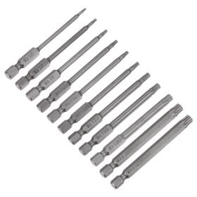 T6-t40 Uxcell 766549960662 11pcs Torx Security Screwdriver Bit Set S2 Steel Magnetic Tamper 3 Inch
