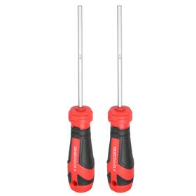 Uxcell 783243322923 2pcs 5/32 Inch Hex Screwdriver Magnetic Screwdrivers S2 Alloy Steel Silver