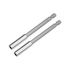 Uxcell 784958543924 2pcs 1/4 Inch Hex Shank By 4 Magnetic Bit Holder Extension Drill Uxcell 784958543924 2pcs 1/4 Inch Hex Shank By 4 Magnetic Bit Holder Extension Drill