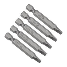 Uxcell 784958898895 5pcs Square Bits 1/4-inch Hex Shank 50mm Length Magnetic Sq2 Screwdriver Bit