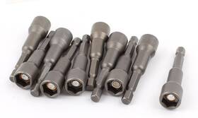 A14102700ux0077 Uxcell 10 Pcs 10mm Hexagon Magnetic Nut Driver Bit Socket Adapter Power Tool