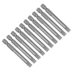 A18071100ux0662 Uxcell 10 Pcs 6mm Slotted Tip Magnetic Flat Head Screwdriver Bits 6.0x65mm