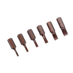 A19060400ux0242 Uxcell Slotted Bits Set 6pcs 1/4 Inch Hex Shank H1/4 25mm Sl2-sl6