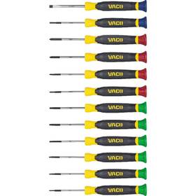 Vac7123 Vaco 092644259562 12-piece Precision Screwdriver Set Phillips Slotted Torx With Colo