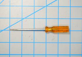 5682a12 Vaco Vintage 1/8 Inch Screwdriver With Pocket Clip S/b A130-3 Usa
