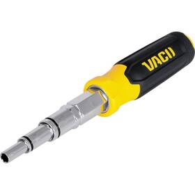 Vac1090 Vaco 783423010381 9-in-1 Multi-nut Driver Pass Through Precision Laser-etched Sae Hex S