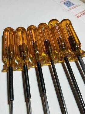 Al-16 Vaco Vintage 6pc Allen Driver Set Klein Usa