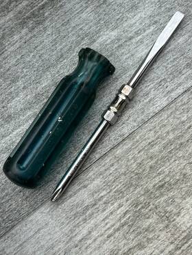 Duh-4 Vaco Rare Reversible Screwdriver Phillips Flat Usa Made Hand Tools
