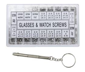 Rju016a00115 Vapker 1000pcs Micro Eyeglass Sunglass Repair Screws Nuts Assortment Stainless