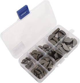 Fosa1m7i0d9uzrq306 Vbestlife 80pcs Woodruff Key Assortment Stainless Steel Half Moon Gear Shaft Dr