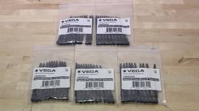 190r2ax Vega Industries 50 Square Drive Hex Bits #2 3-1/2 Inch 50-pack Extra Hard