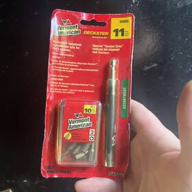 Vermont American 045325040058 Deckster Screwdriver Bits For Deck Screws