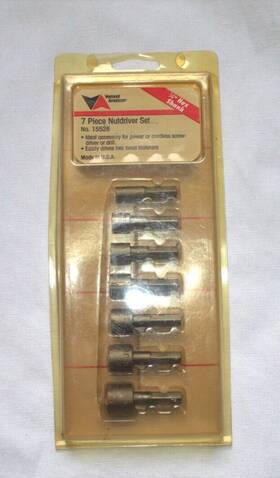 15526 Vermont American 7-piece Nut Driving Set - Made In Usa Vintage Tool
