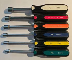 51040 Vermont American 6 Piece Metric Nut Driver Set 5mm-10mm