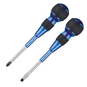 220-2ps-pbl Vessel Ball Grip Driver Premium Set Of 2 Blue