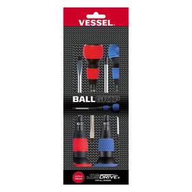 2204pbu Vessel Ball Grip Screwdriver 4pc. Set Red/blue