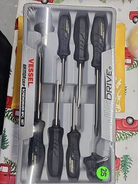 550a8ptu Vessel Armor Screwdriver 8pc. Set