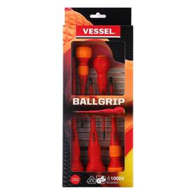 No.2005pbu Vessel 840921124337 Ball Grip Insulated Screwdriver 5pc. Set Made In Japan By