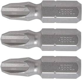 Ph3x25.4 Vessel 840921140030 Neck Torsion Insert Bits 3pc Carded One Size