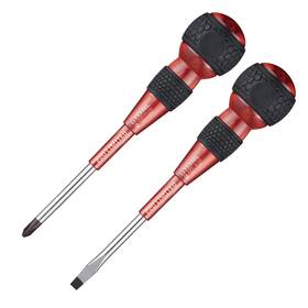 220-2ps-pre Vessel 907587033505 Ball Grip Driver Premium Set Of 2 Red
