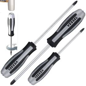 9802sc.980p2150 Vessel Manual Impact Screwdriver Set 3pc Tang-thru Steel Cap Cam Rotation Driver